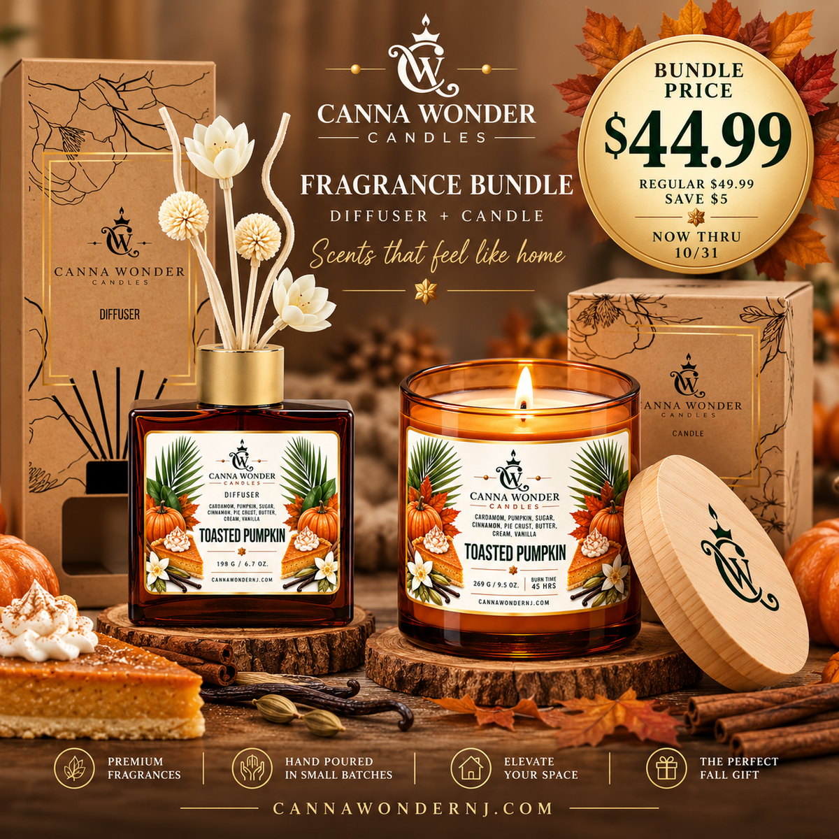 Toasted Pumpkin Fragrance Bundle